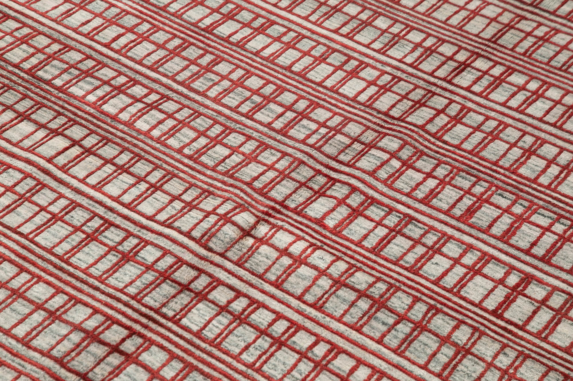 6 x 8 Red Moroccan Rug - 4715