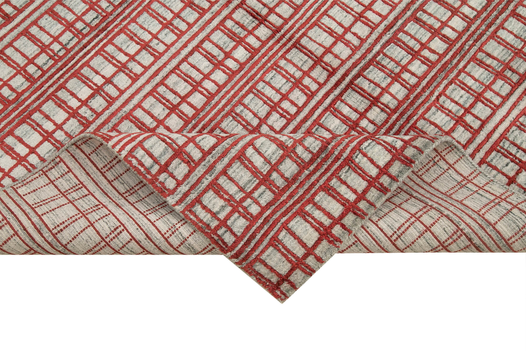 6 x 8 Red Moroccan Rug - 4715