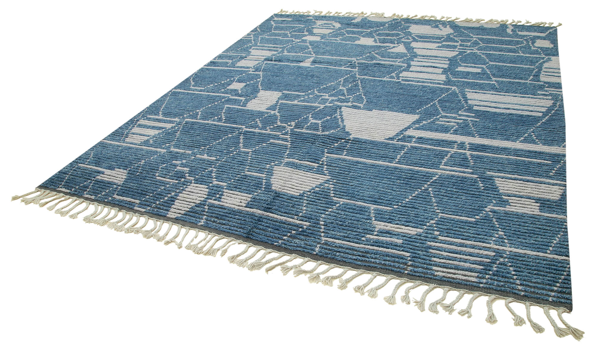 8 x 10 Blue Moroccan Rug - 4717