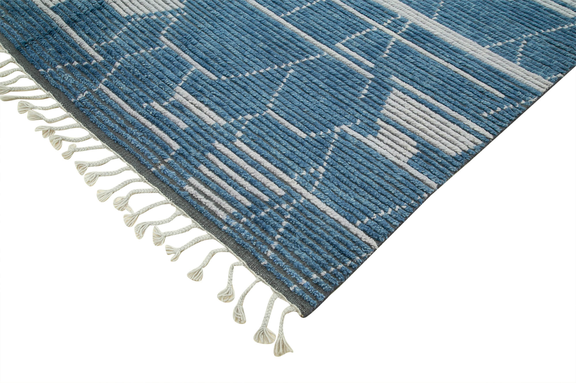 8 x 10 Blue Moroccan Rug - 4717