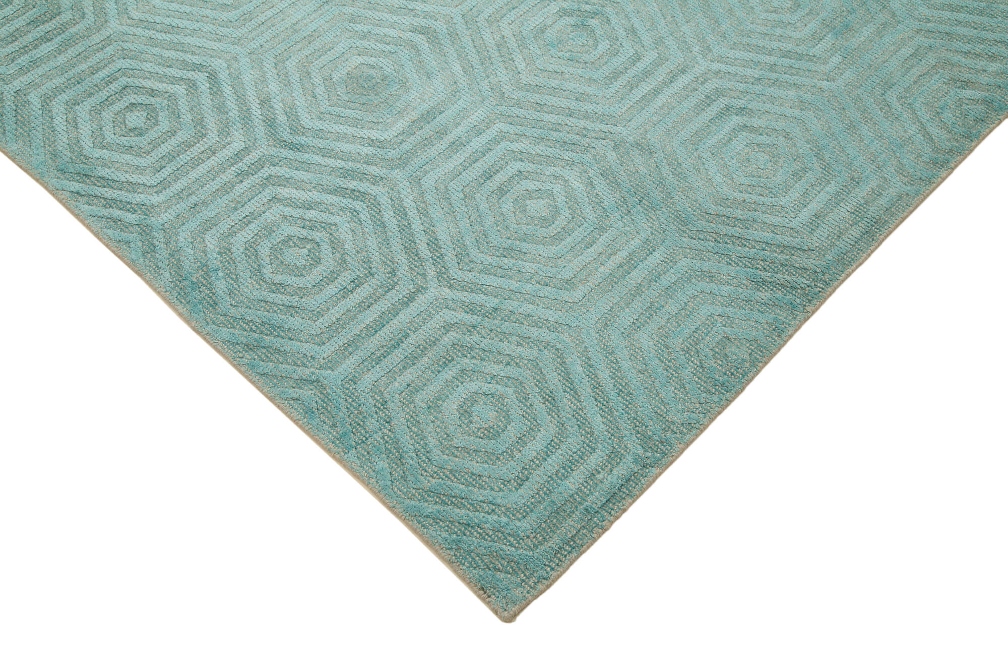 8 x 10 Turquoise Moroccan Rug - 4722