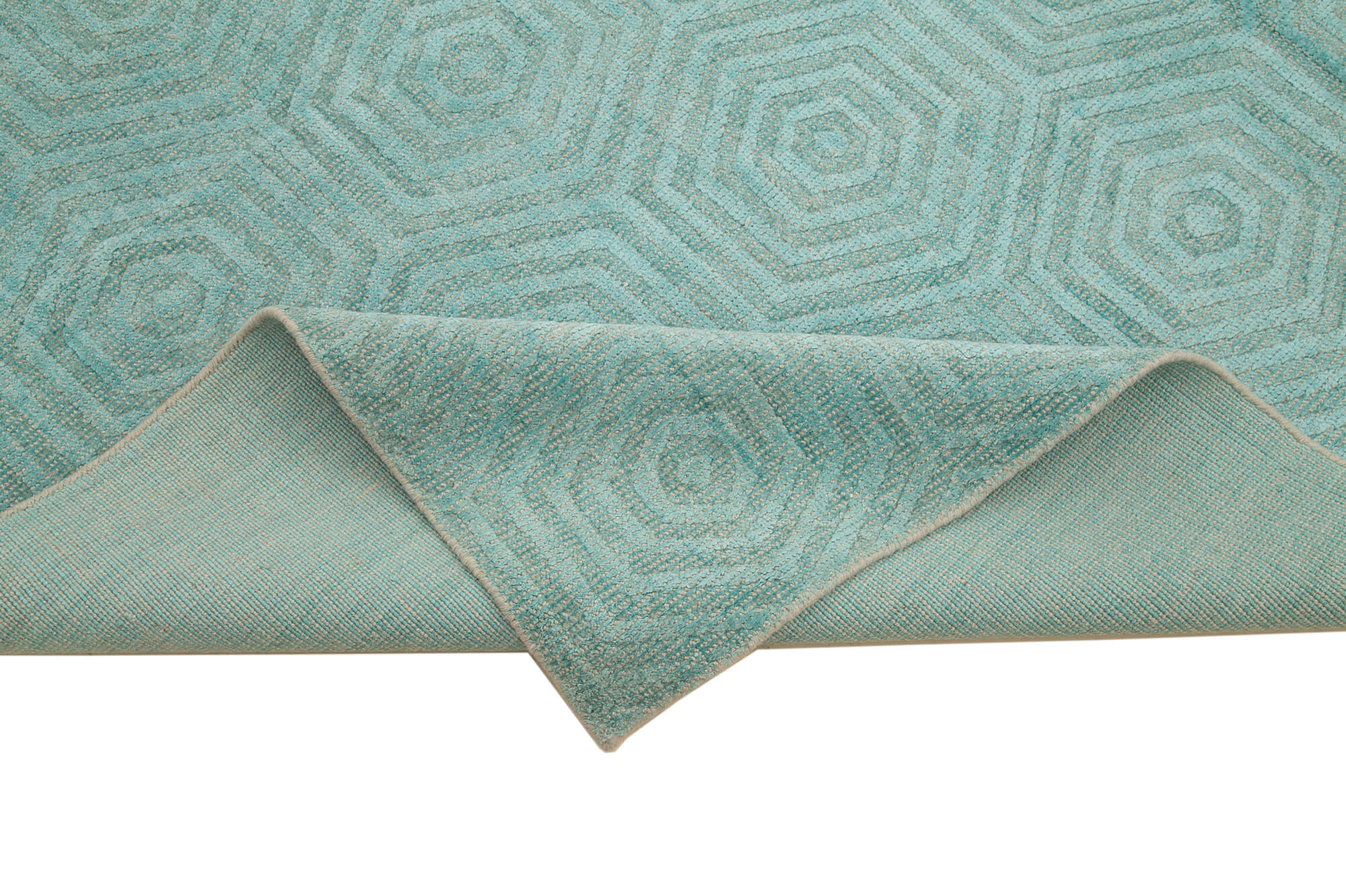 8 x 10 Turquoise Moroccan Rug - 4722