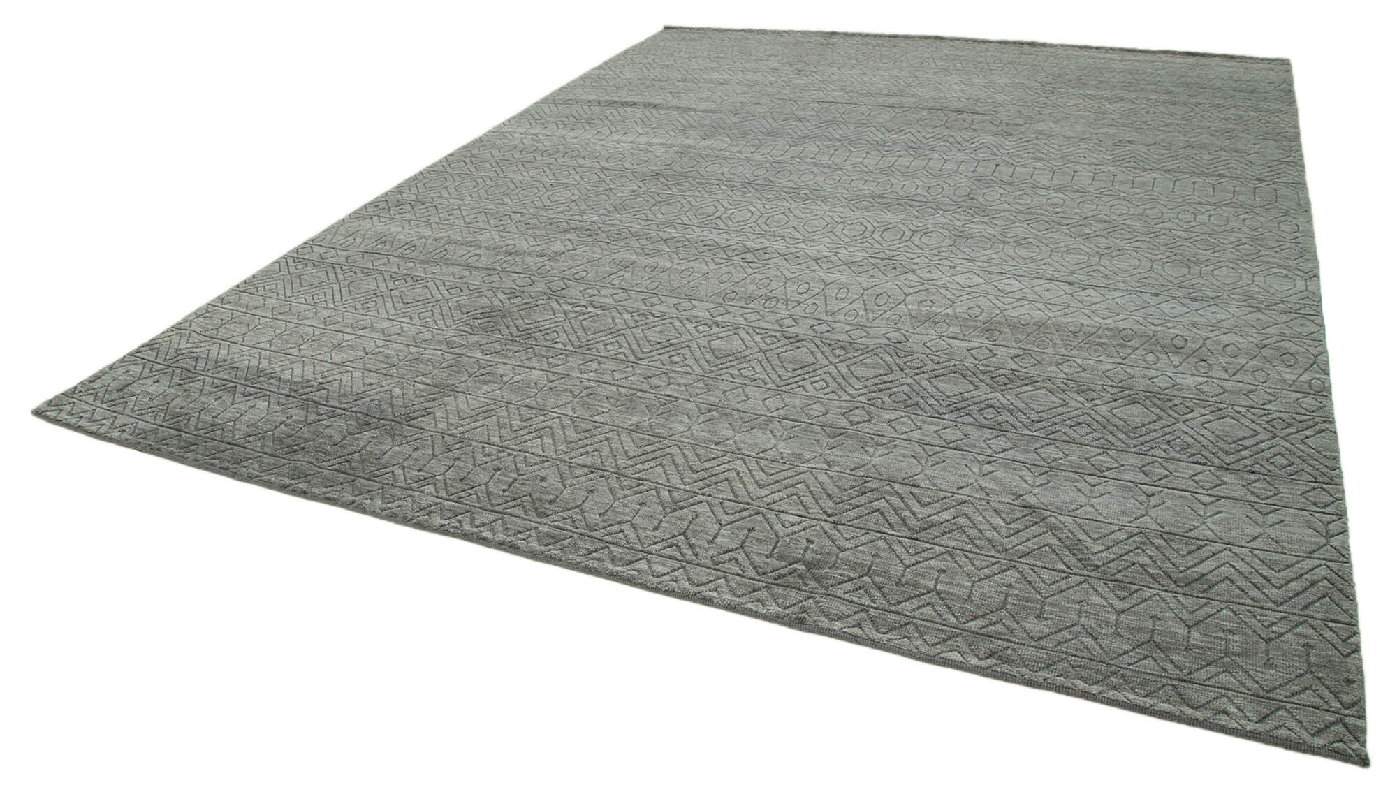 10 x 14 Grey Moroccan Rug - 4738