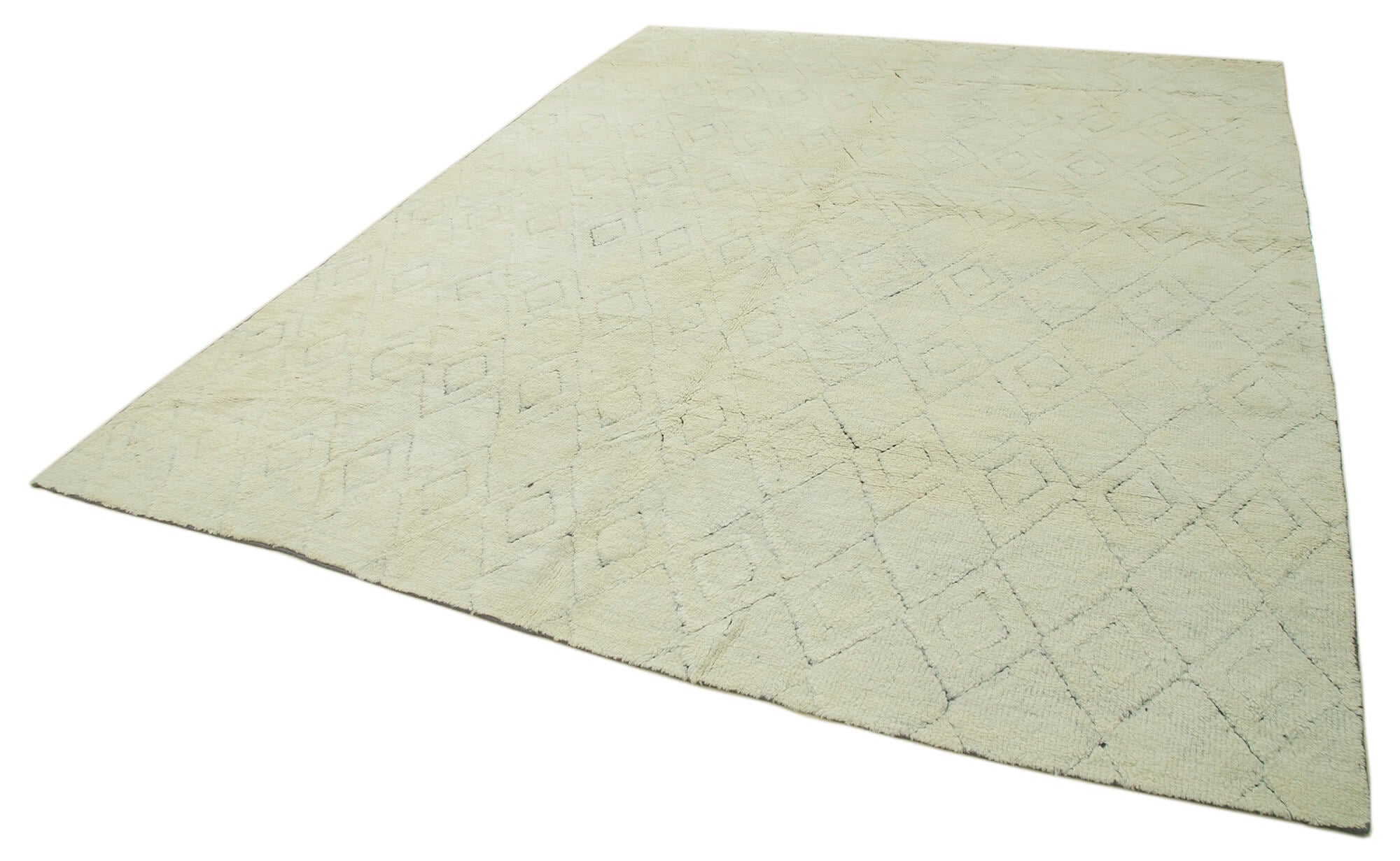 9 x 11 Beige Moroccan Rug - 4740