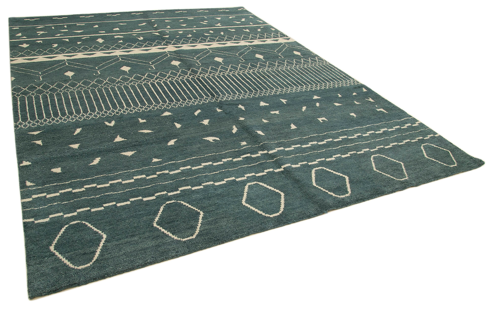 9 x 12 Blue Moroccan Rug - 4742