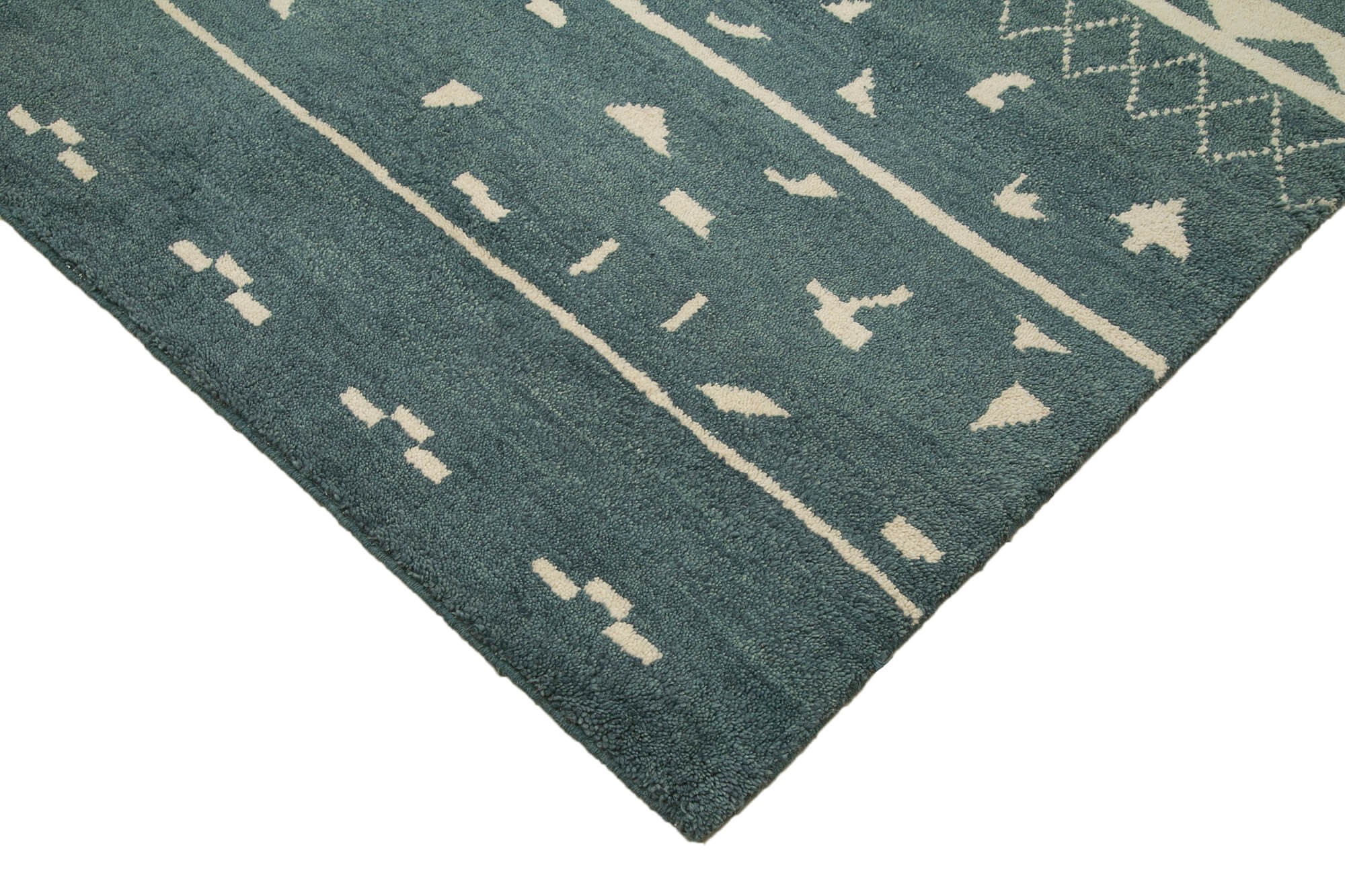 9 x 12 Blue Moroccan Rug - 4742