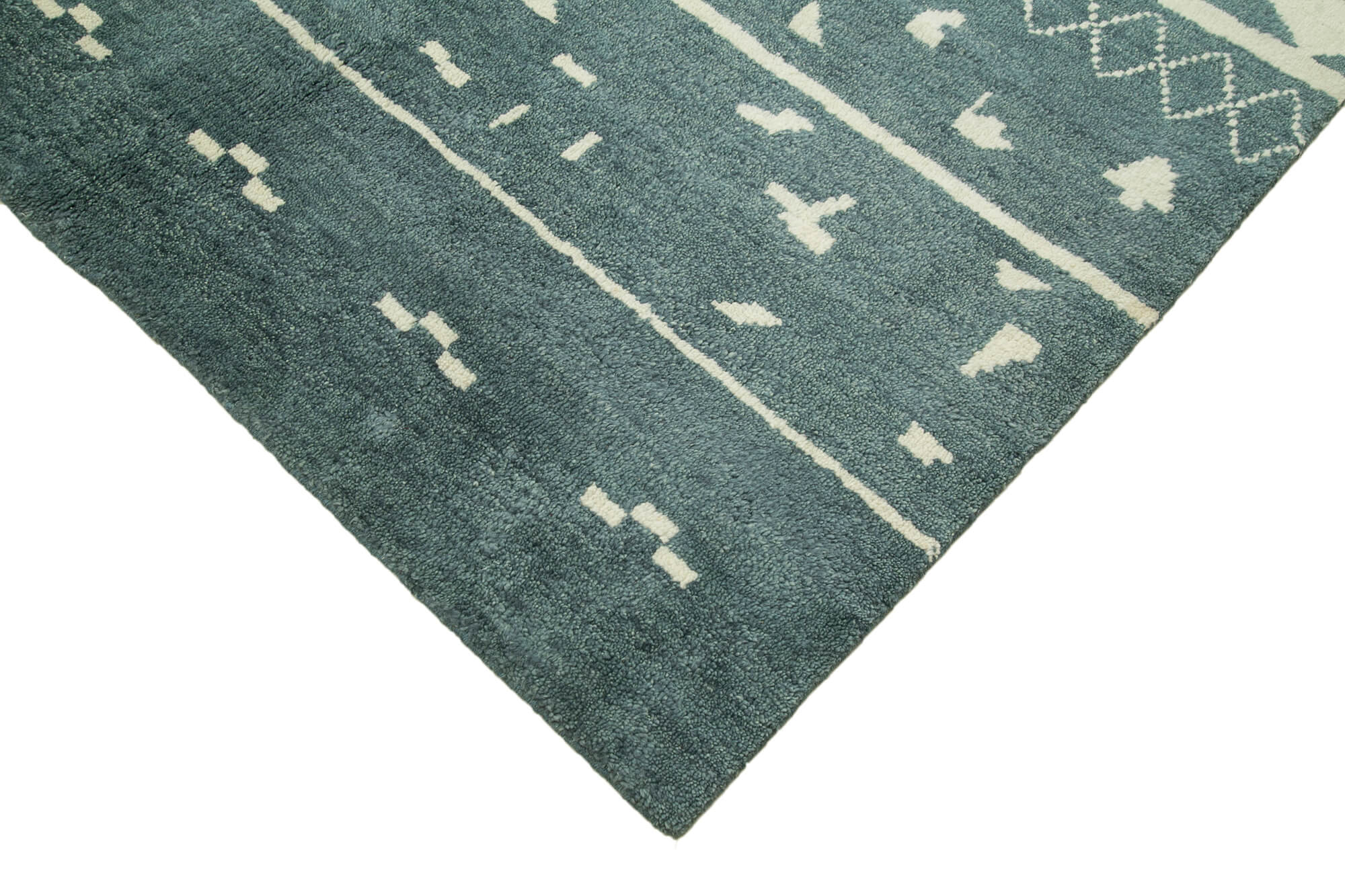 10 x 14 Blue Moroccan Rug - 4747