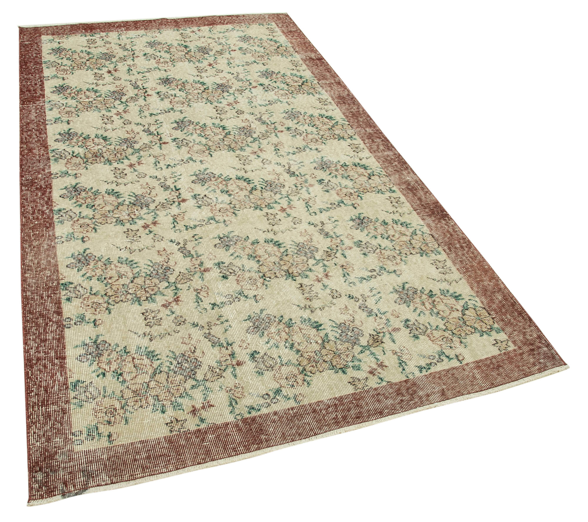 4 x 8 Beige Overdyed Rug - 4762