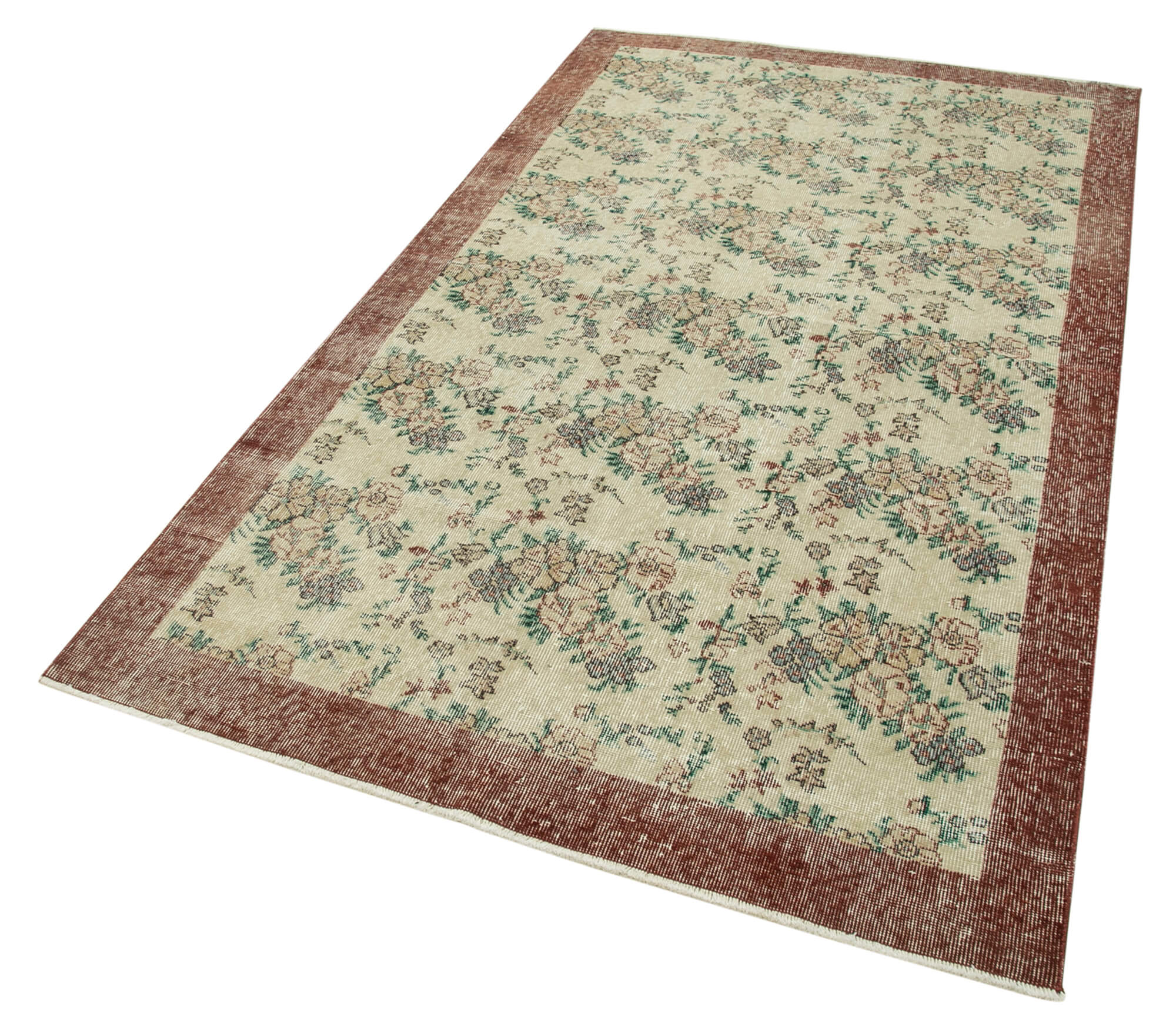 4 x 8 Beige Overdyed Rug - 4762