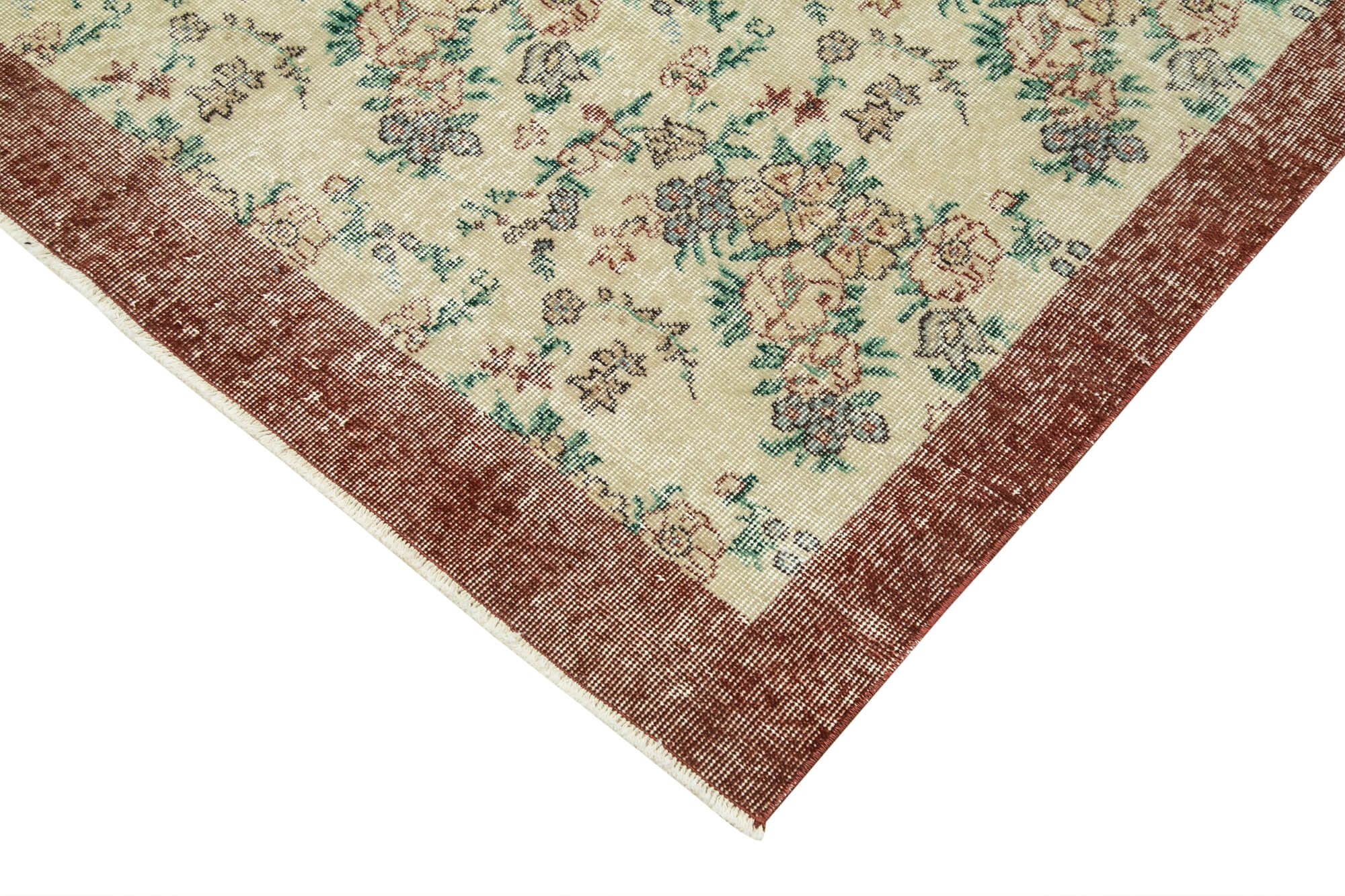 4 x 8 Beige Overdyed Rug - 4762