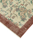 4 x 8 Beige Overdyed Rug - 4762