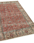 4 x 6 Red Overdyed Rug - 4763