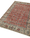 4 x 6 Red Overdyed Rug - 4763