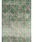 4 x 6 Green Overdyed Rug - 4764