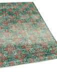 4 x 6 Green Overdyed Rug - 4764