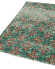 4 x 6 Green Overdyed Rug - 4764