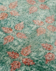 4 x 6 Green Overdyed Rug - 4764