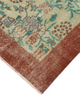 4 x 8 Beige Overdyed Rug - 4765