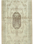 4 x 8 Beige Overdyed Rug - 4769