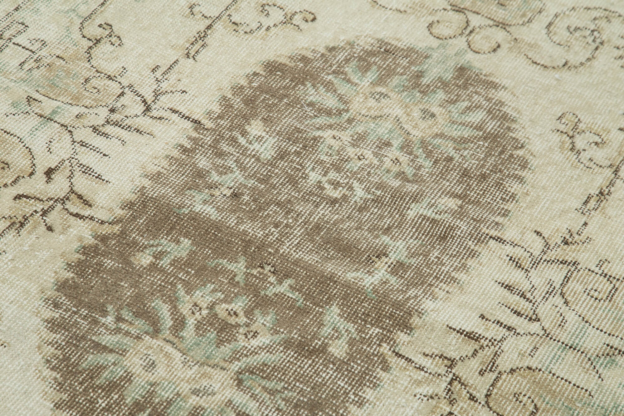 4 x 8 Beige Overdyed Rug - 4769