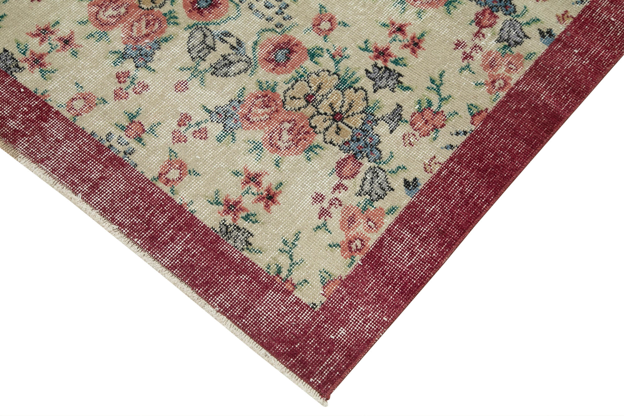 3 x 7 Beige Overdyed Rug - 4771