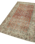 3 x 7 Beige Overdyed Rug - 4772