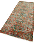 3 x 8 Red Overdyed Rug - 4775