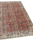 4 x 7 Red Overdyed Rug - 4780