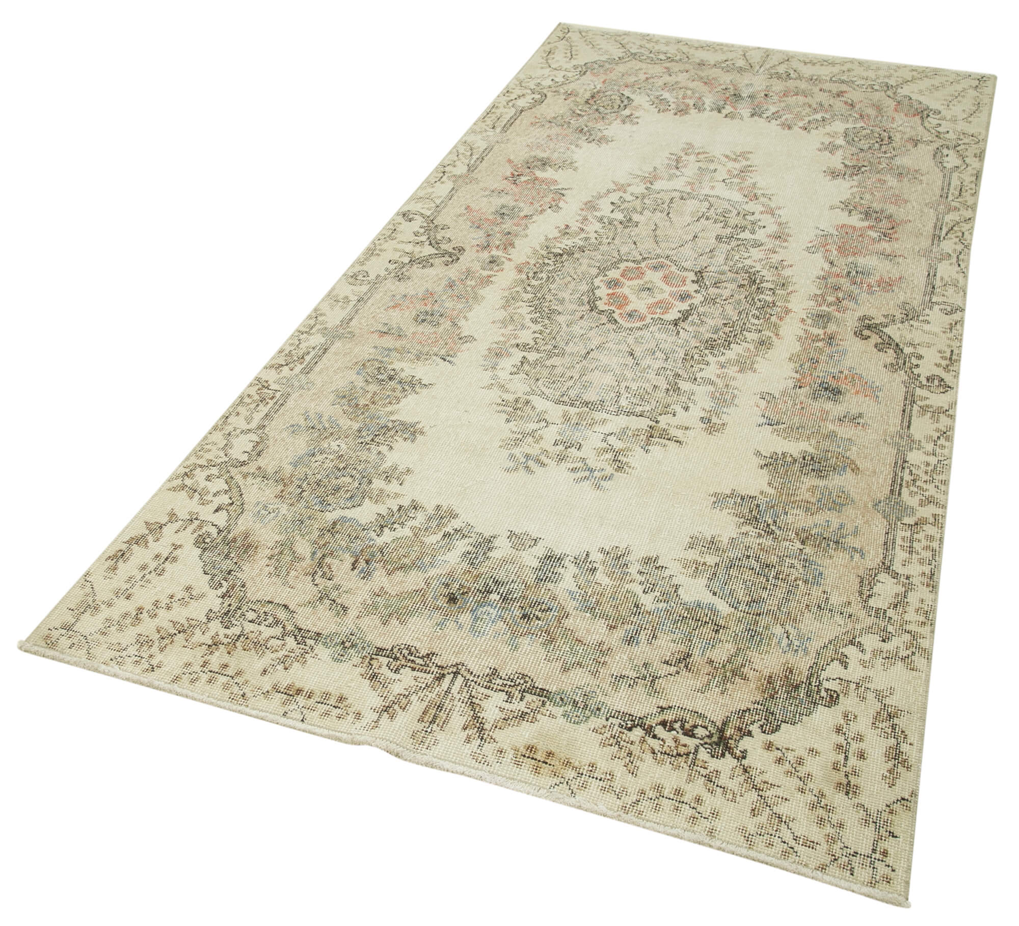 4 x 8 Beige Overdyed Rug - 4782