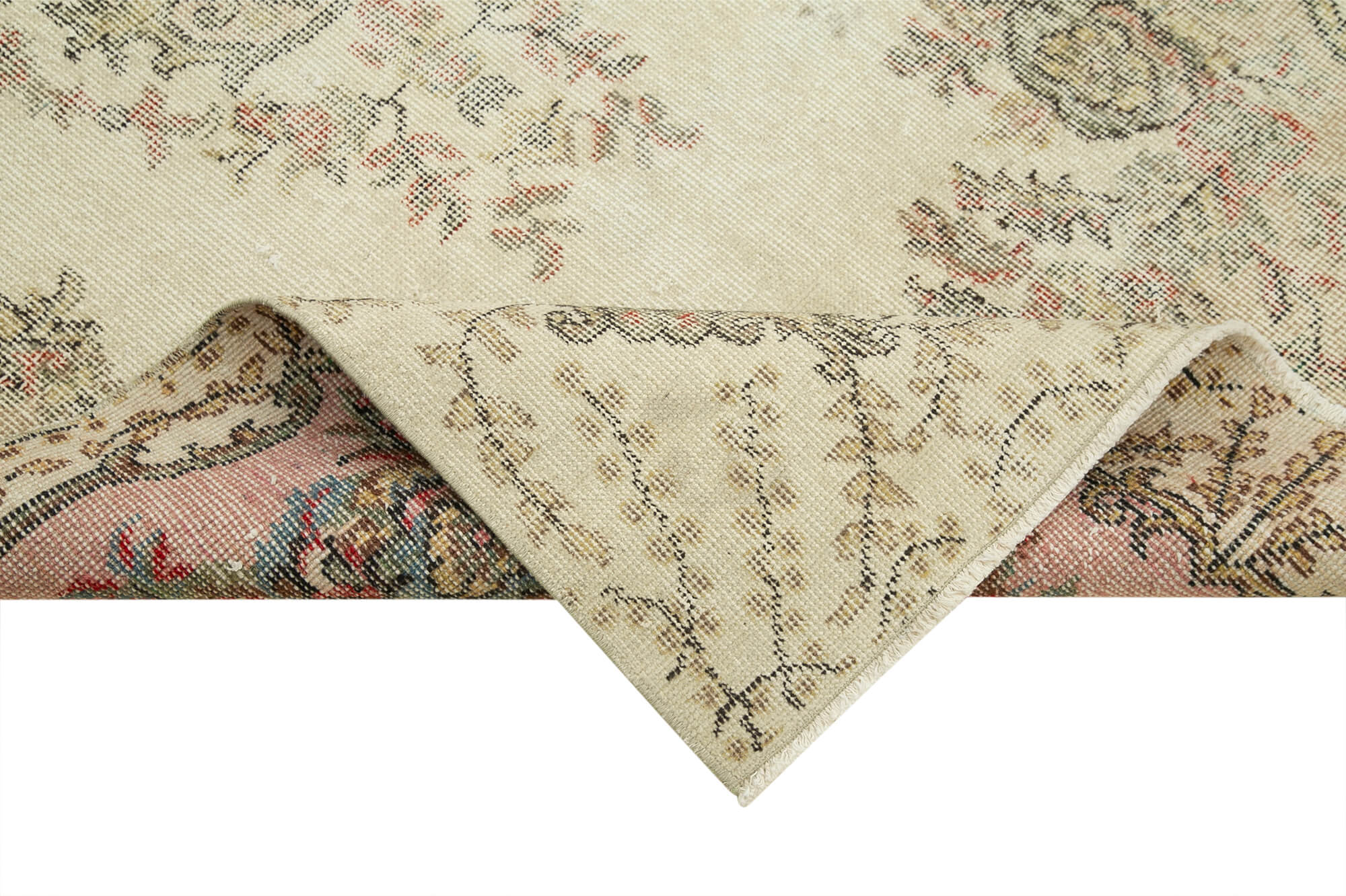 4 x 8 Beige Overdyed Rug - 4782