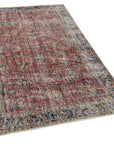 4 x 6 Red Overdyed Rug - 4783