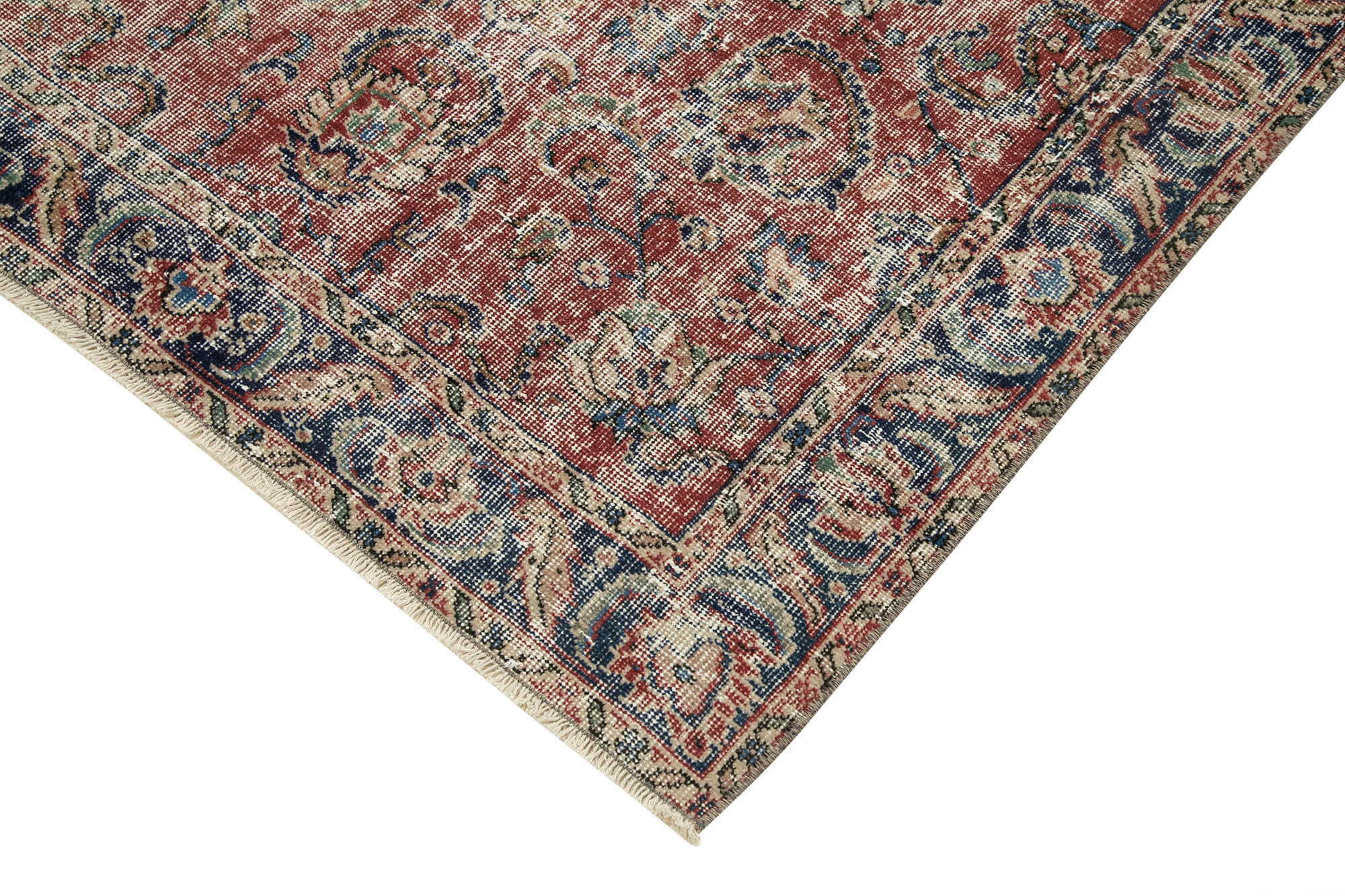 4 x 6 Red Overdyed Rug - 4783