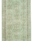 3 x 6 Green Overdyed Rug - 4786