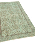 3 x 6 Green Overdyed Rug - 4786