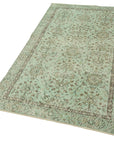 3 x 6 Green Overdyed Rug - 4786