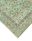 3 x 6 Green Overdyed Rug - 4786