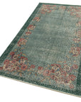 3 x 6 Green Overdyed Rug - 4787