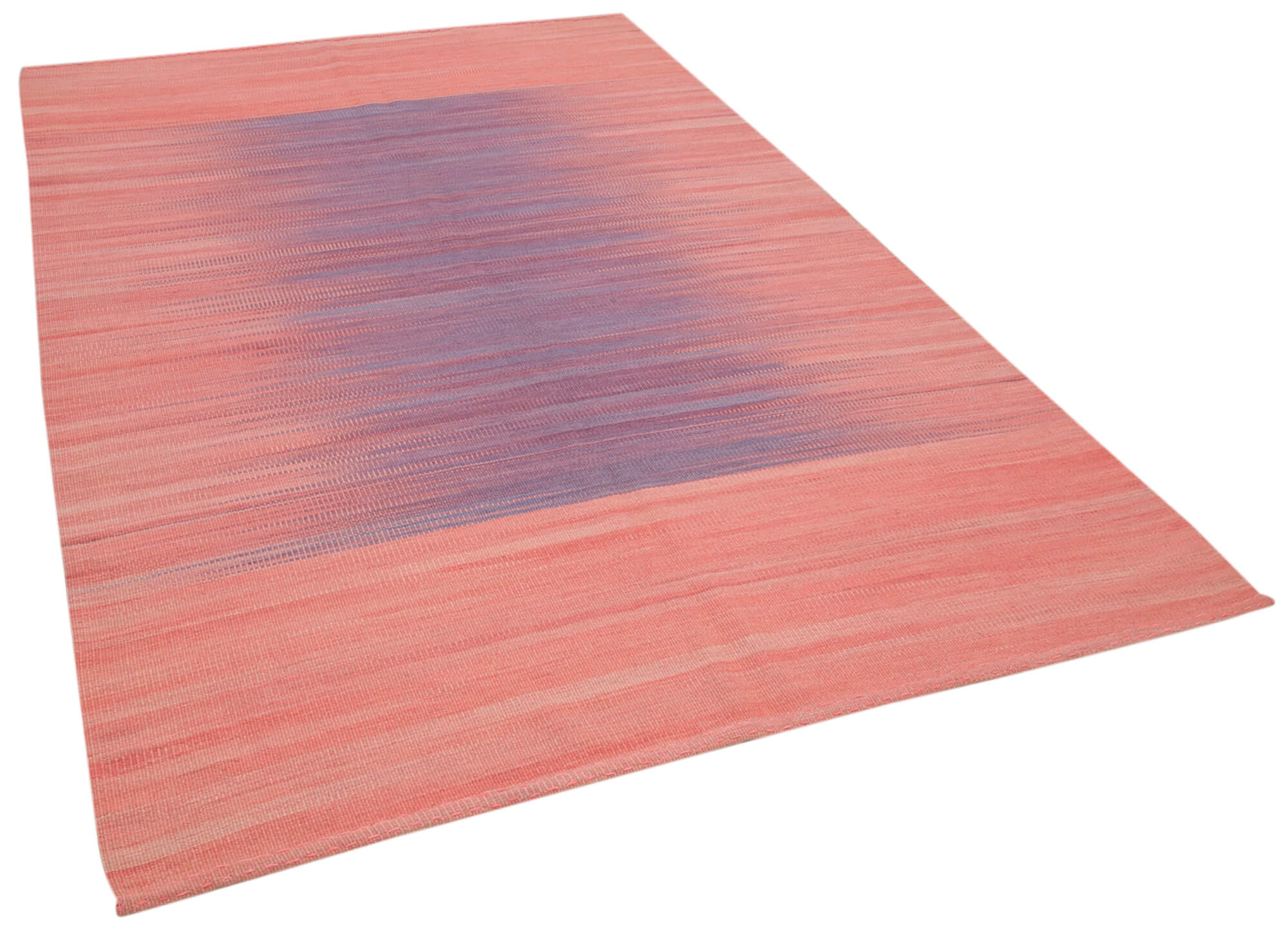 6 x 9 Pink Contemporary Kilim Rug - 4809