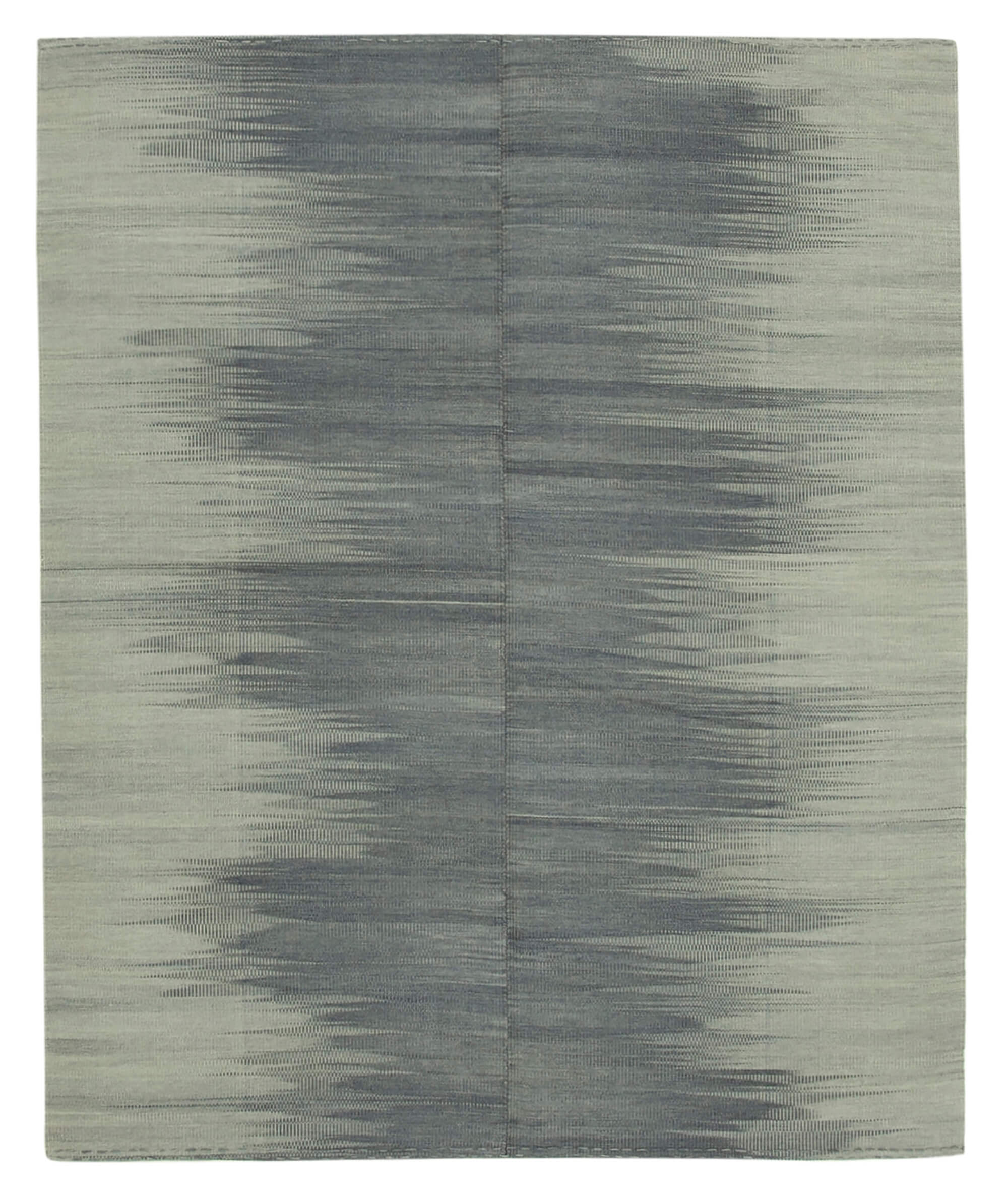 7 x 8 Grey Contemporary Kilim Rug - 4813