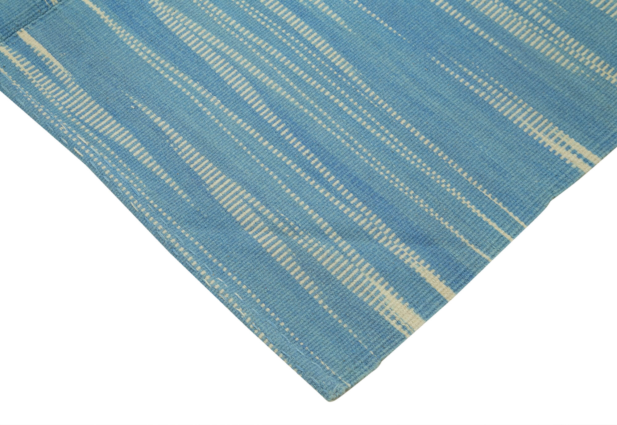 5 x 6 Blue Contemporary Kilim Rug - 4815