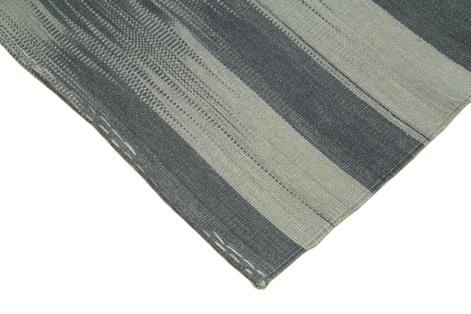 3 x 10 Grey Contemporary Kilim Rug - 4830