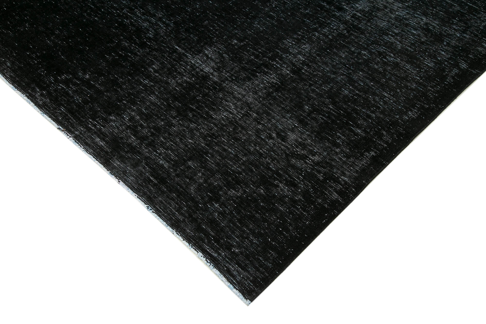 10 x 13 Black Overdyed Large Area Rug - 4899