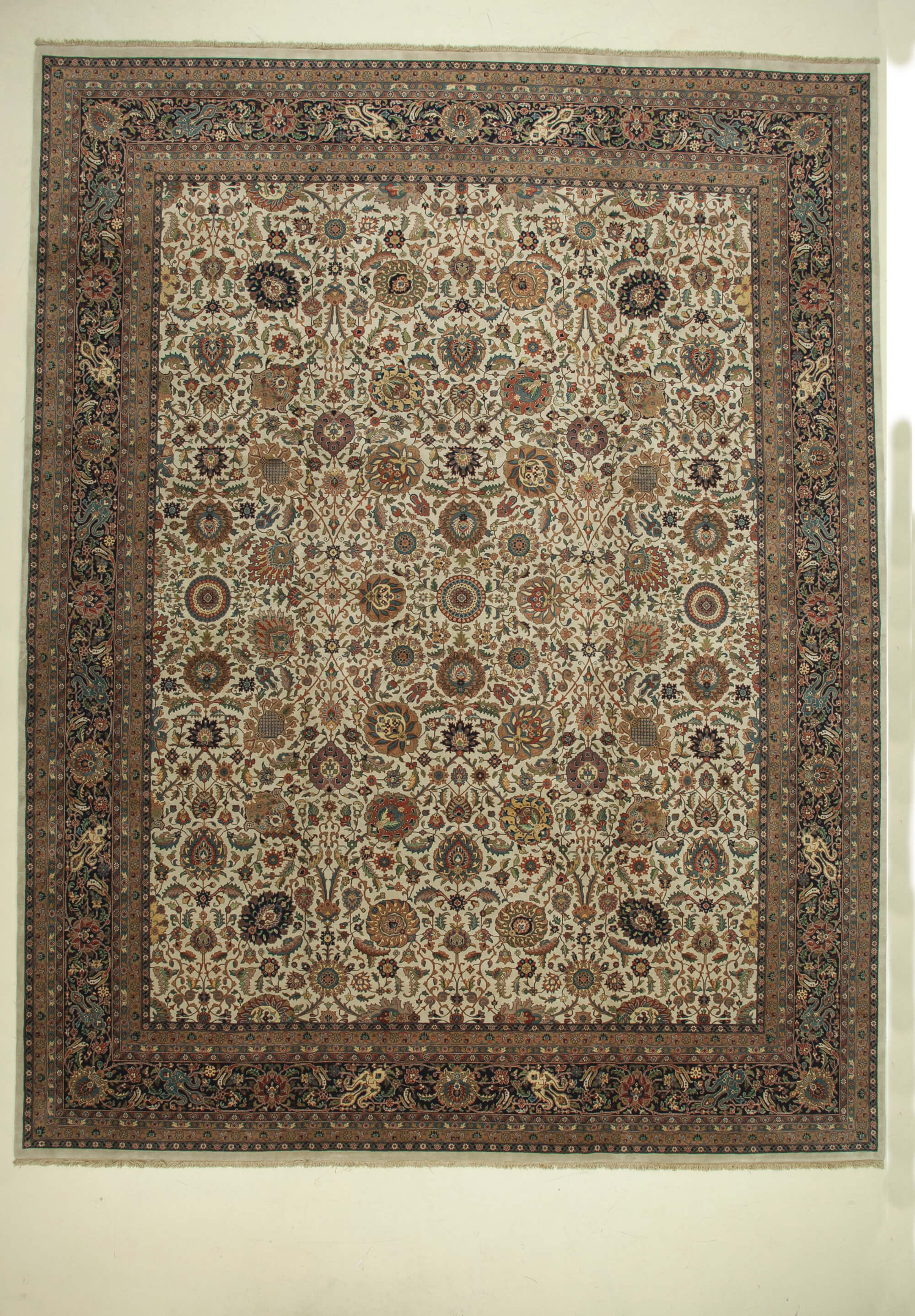 14 x 18 Beige Oushak Rug - 4905