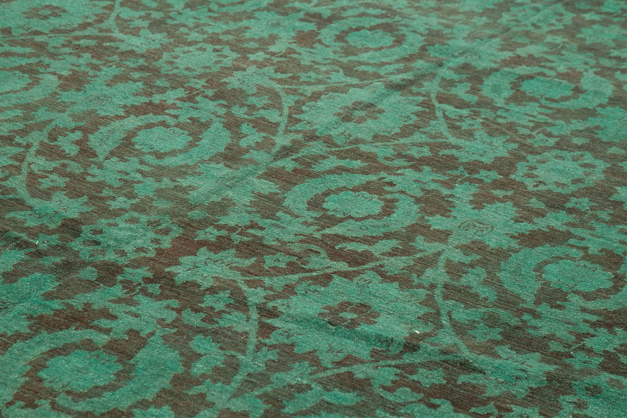 14 x 26 Turquoise Oushak Rug - 4910