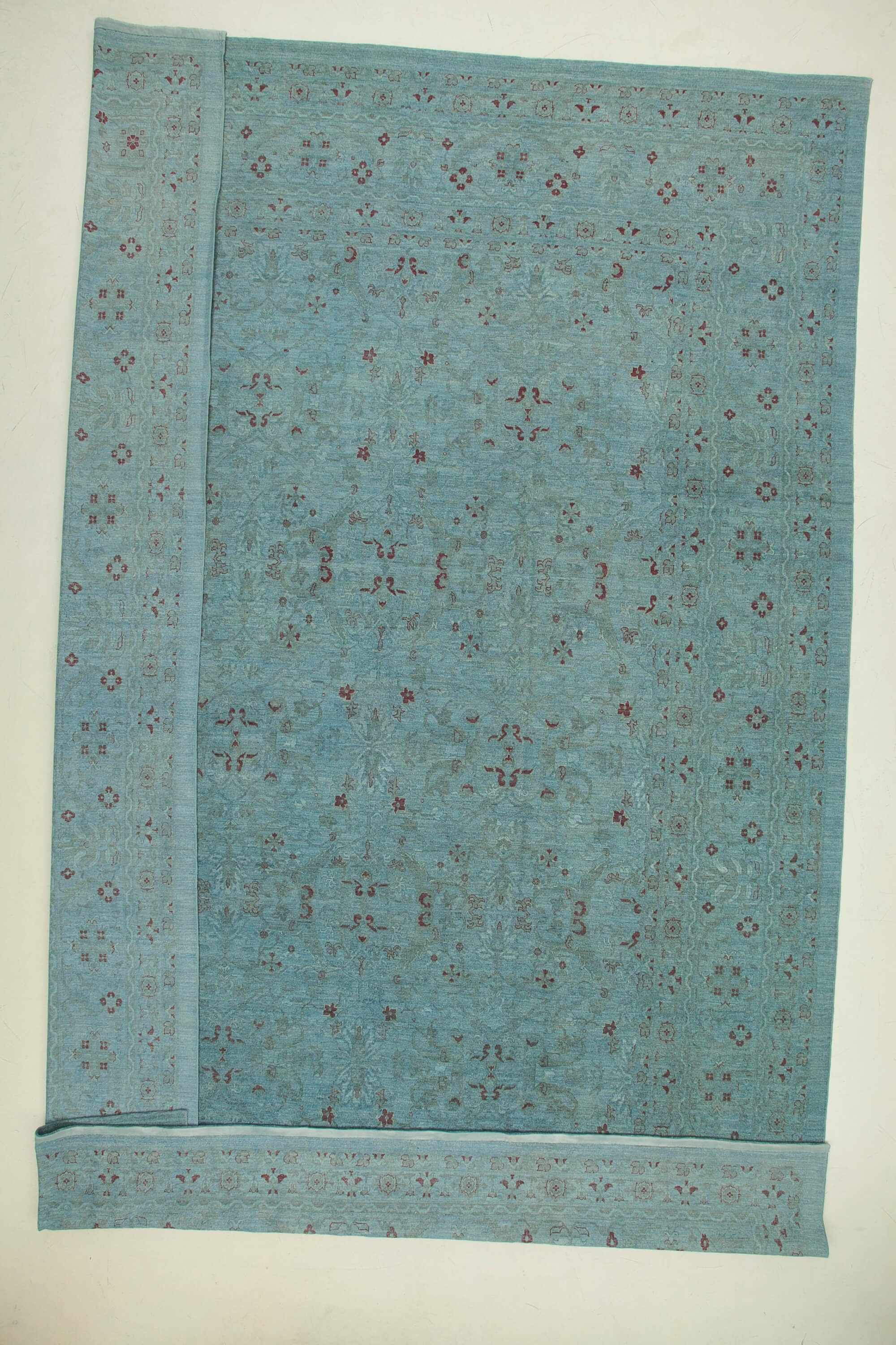 15 x 21 Blue Oushak Rug - 4913