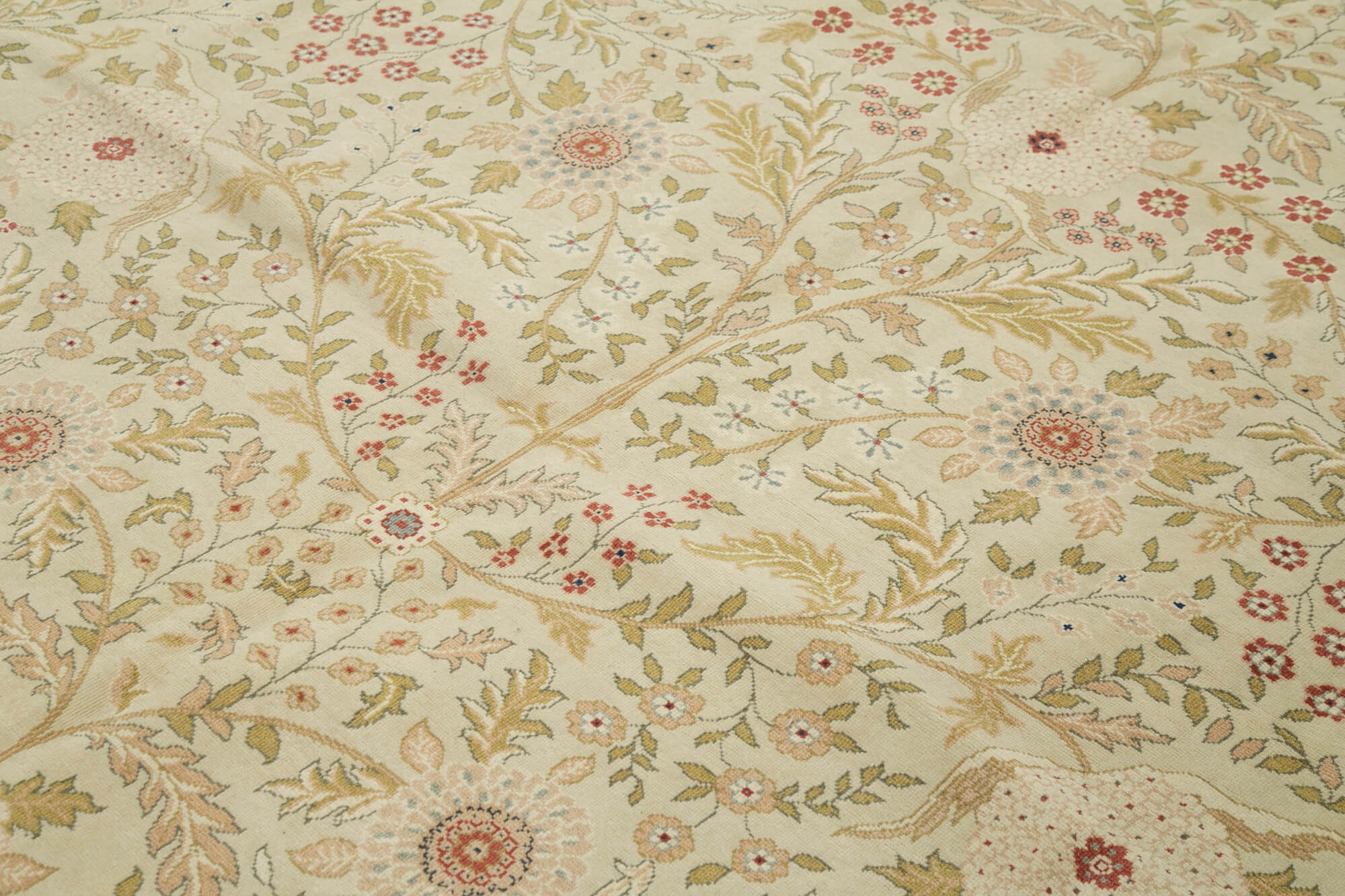 13 x 16 Beige Oushak Rug - 4914