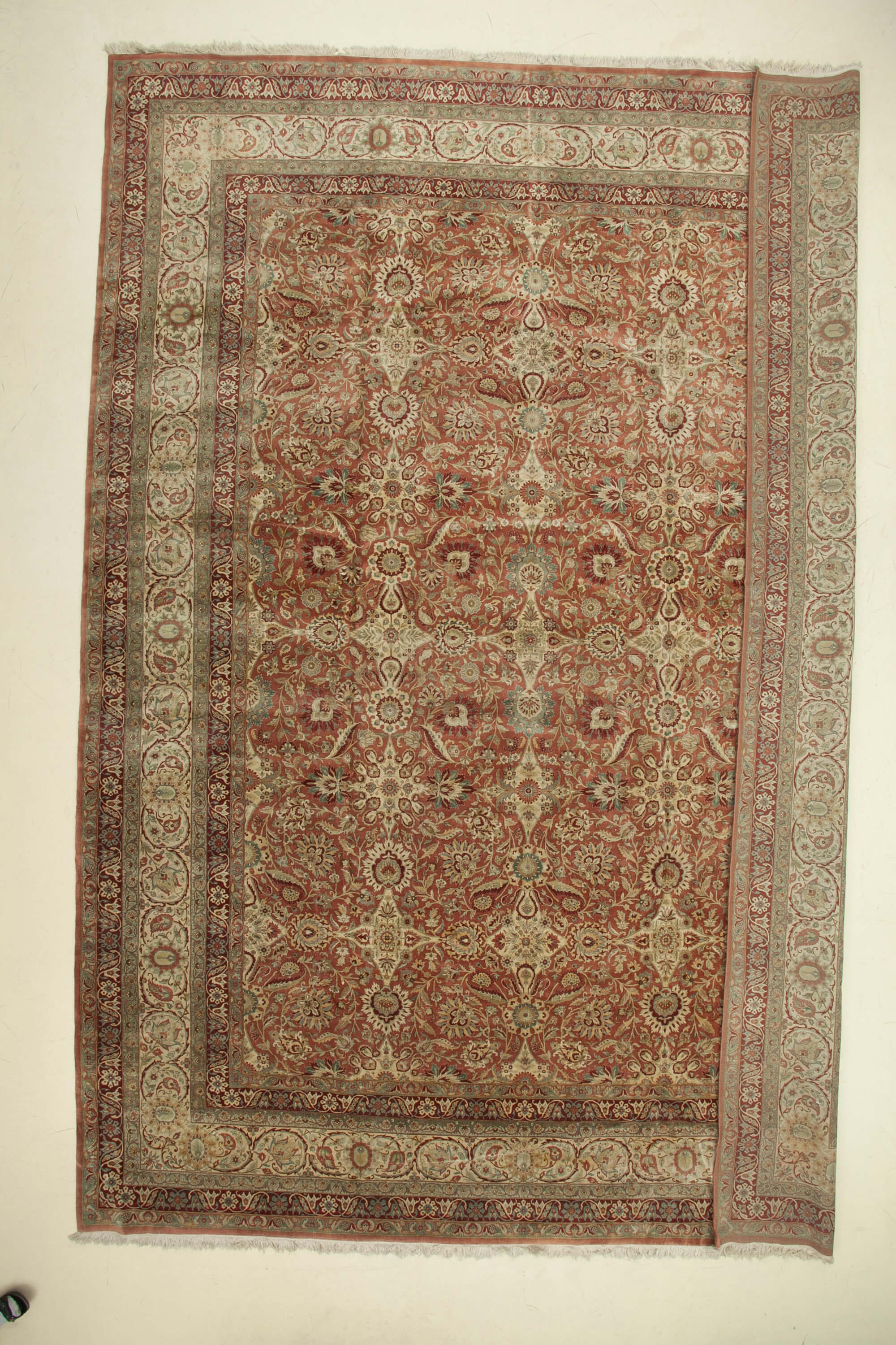 14 x 19 Beige Oushak Rug - 4918