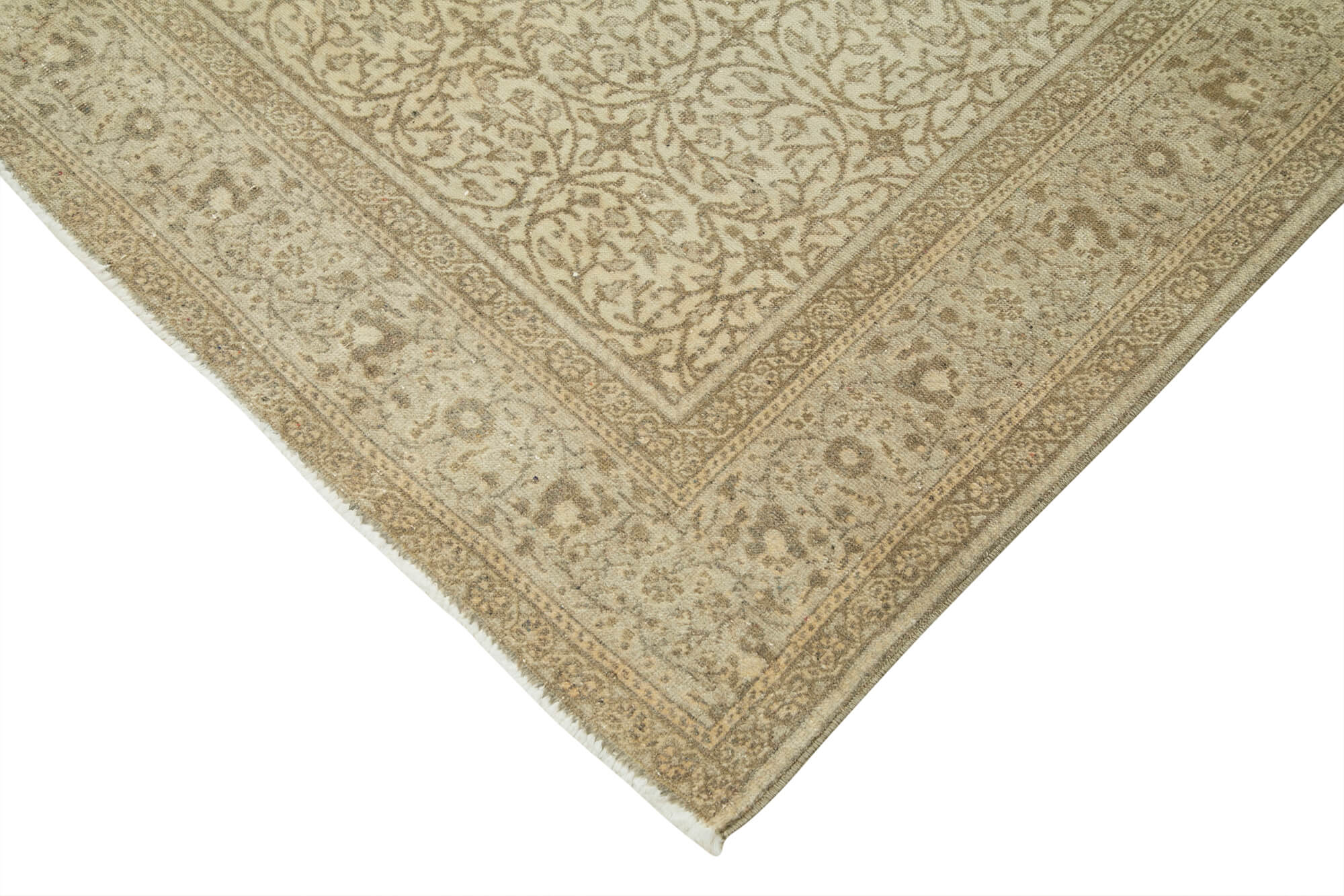 6 x 9 Beige Vintage Rug - 4930