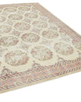 7 x 10 Beige Turkish Vintage Area Rug - 4931