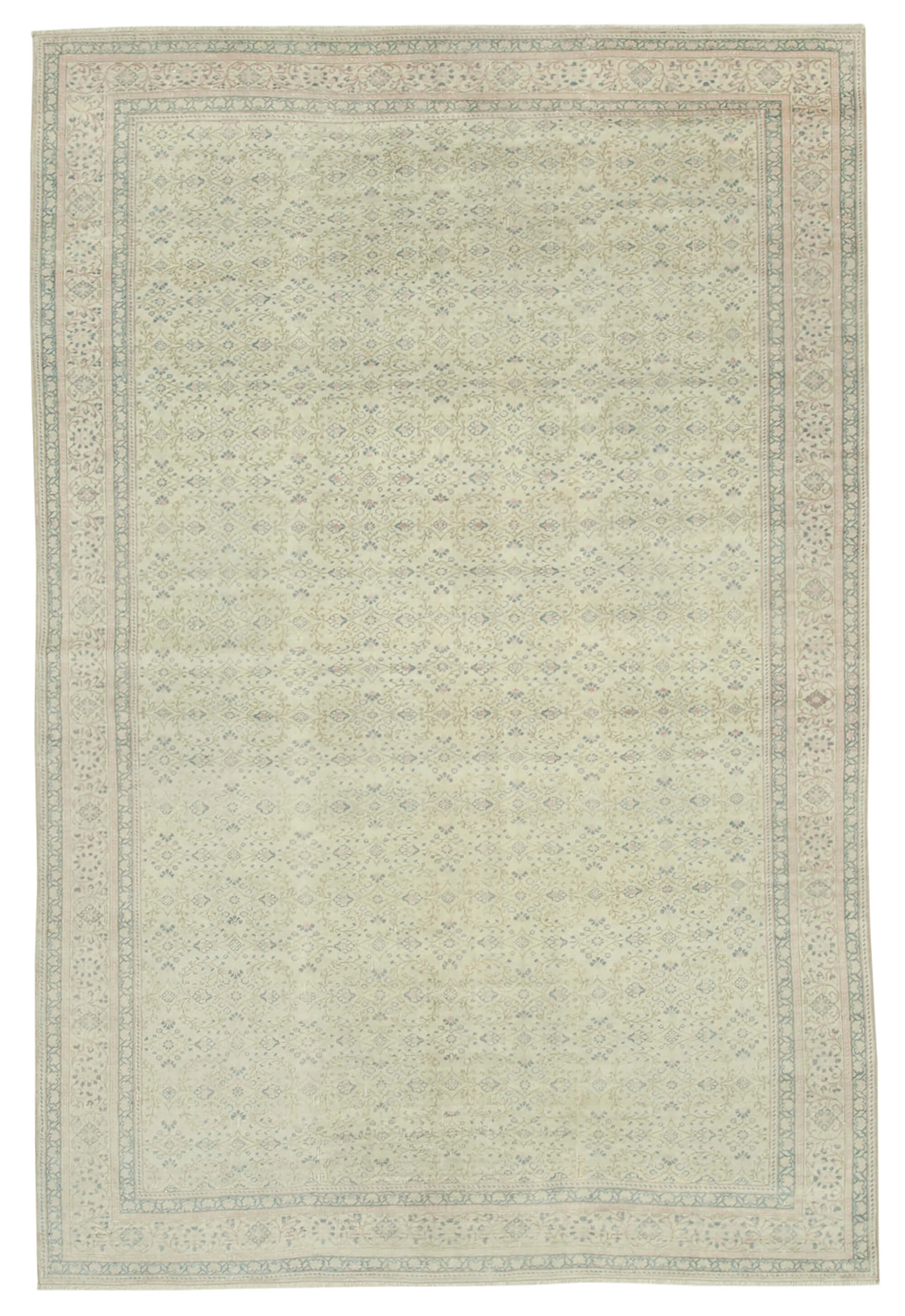 6 x 10 Beige Vintage Rug - 4932